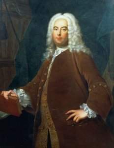 जॉर्ज फ्रेडरिक हैंडेल (1685-1759) का चित्रण c.1736