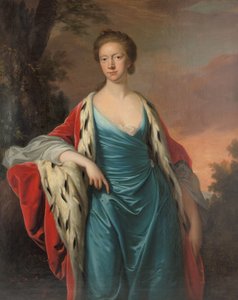 ग्रेट ब्रिटेन की राजकुमारी मैरी 1723-1772, हेस्से-कैसल की लैंडग्रेविन, 1750 के दशक।
