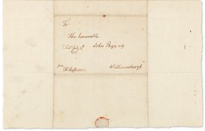 जॉन पेज, फिलाडेल्फिया को ऑटोग्राफ पत्र, 30 जुलाई 1776 (कागज पर कलम और स्याही)