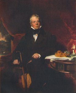 सर वाल्टर स्कॉट, 1771-1832, 1820-1826, 1942। द्वारा थॉमस लॉरेंस