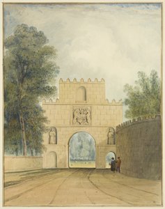 गेटवे के उत्तर की ओर Arno की घाटी, आंकड़े दिखाते हुए, 1826 द्वारा थॉमस लेसन द एल्डर रौबोथम