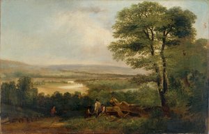 लैंडस्केप: नॉर्थम्बरलैंड में देखें, 1804-1848 द्वारा थॉमस माइल्स रिचर्डसन I