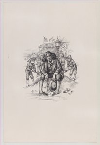 समुद्र-तट पर ऑस्कर, 26 अगस्त, 1882।, 26 अगस्त, 1882। द्वारा थॉमस नास्ट