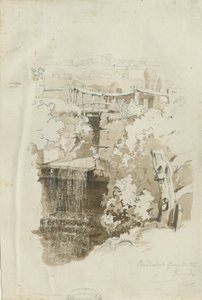 Biddulph - ग्रामीण दृश्य: पेंसिल और वॉश ड्राइंग, 8 जून 1837 (ड्राइंग) द्वारा थॉमस पेप्लो लकड़ी