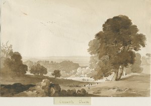 कैनक चेज़: सीपिया वॉश ड्रॉइंग, एनडी [1839]