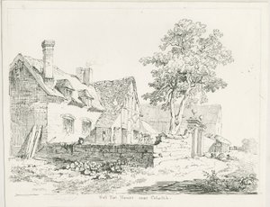 Colwich - Hall Flat House: पेन और इंक ड्राइंग