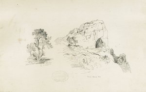 डॉवडेल - लैंडस्केप: पेन एंड इंक ड्राइंग, एनडी [1817-1845] (ड्राइंग)