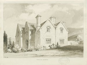 मोरेटन विकरेज: सीपिया वॉश ड्राइंग, 1841 द्वारा थॉमस पेप्लो लकड़ी