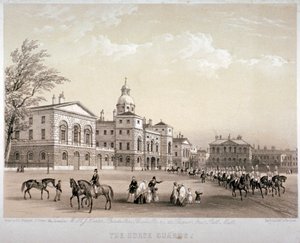 हॉर्स गार्ड्स, वेस्टमिंस्टर, लंदन, 1851 द्वारा थॉमस पिकेन