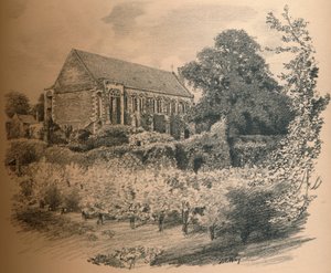द हॉल, एल्थम पैलेस, 1902 द्वारा थॉमस रॉबर्ट वे