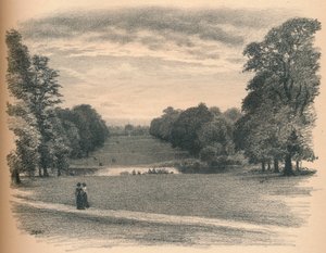 विस्टा, केंसिंग्टन पैलेस, 1902 द्वारा थॉमस रॉबर्ट वे