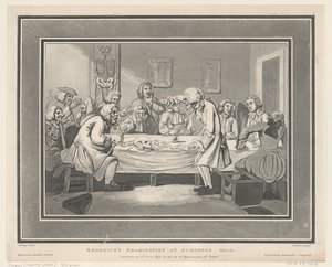 सर्जन हॉल में रोडरिक की परीक्षा, 12 मई, 1800।, 12 मई, 1800। निर्माता: थॉमस रोलैंडसन, जोसेफ कॉन्सटेंटाइन स्टैडलर। द्वारा थॉमस रोलैंडसन, जोसेफ कॉन्सटेंटाइन स्टैडलर