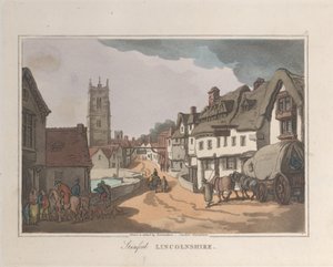 स्टैमफोर्ड लिंकनशायर, स्केचेस फ्रॉम नेचर से, 1822., 1822। निर्माता: थॉमस रोलैंडसन, जोसेफ कॉन्सटेंटाइन स्टैडलर। द्वारा थॉमस रोलैंडसन, जोसेफ कॉन्सटेंटाइन स्टैडलर