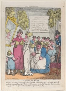 ए बोनट शॉप, 15 मई, 1810।, 15 मई, 1810। द्वारा थॉमस रोलैंड्सन