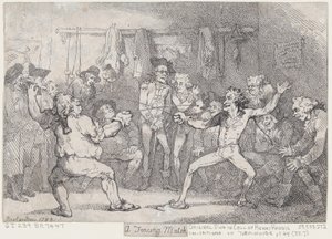 एक फेंसिंग मैच, 29 दिसंबर, 1788., 29 दिसंबर, 1788। द्वारा थॉमस रोलैंड्सन