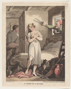 ए स्निप इन ए रेज, 1 जुलाई, 1802., 1 जुलाई, 1802। द्वारा थॉमस रोलैंड्सन