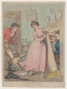 18 जुलाई, 1805, 18 जुलाई, 1805 को एक पुराना शिकारी पकड़ा गया। द्वारा थॉमस रोलैंड्सन