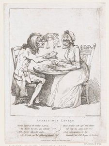 लालची प्रेमी, 1 अगस्त, 1797।, 1 अगस्त, 1797। द्वारा थॉमस रोलैंड्सन