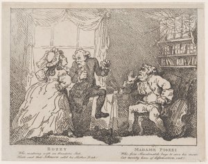 Bozzy और Madame Piozzi Frontispiece, Bozzy और Piozzi पीटर पिंडर द्वारा, 1780-86।, 1780-86। द्वारा थॉमस रोलैंड्सन