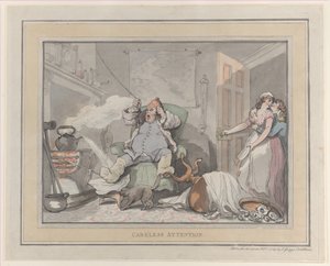 लापरवाह ध्यान, 1 फरवरी, 1789।, 1 फरवरी, 1789। द्वारा थॉमस रोलैंड्सन
