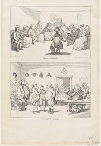 वार्तालाप, और एक कंट्री क्लब, 1806-11।, 1806-11। द्वारा थॉमस रोलैंड्सन