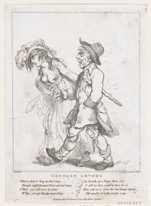 नशे में प्रेमी, 15 मार्च, 1798।, 15 मार्च, 1798। द्वारा थॉमस रोलैंड्सन