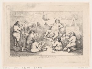 डच अकादमी, मार्च 1792।, मार्च 1792। द्वारा थॉमस रोलैंड्सन