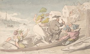 पूर्वी हवाएं, सीए। 1810. द्वारा थॉमस रोलैंडसन।