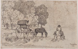 फोर व्हील चेज़, 10 अप्रैल, 1785।, 10 अप्रैल, 1785। द्वारा थॉमस रोलैंड्सन