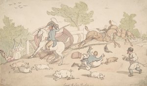आइवी ब्रिज पर जाना, 1780-1827। द्वारा थॉमस रोलैंड्सन