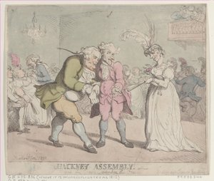 हैकनी असेंबली, 1802., 1802। द्वारा थॉमस रोलैंड्सन