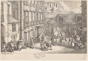 होटल डी'हैम्बर्ग, क्वार्टियर सेंट। पेरिस में जर्मेन, 1789, 1789। द्वारा थॉमस रोलैंड्सन