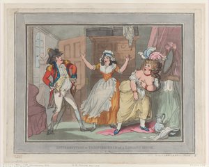 लॉजिंग हाउस की रुकावट या असुविधा, [अप्रैल..., [1 अप्रैल, 1789], 1 अप्रैल, 1824 को फिर से जारी किया गया। द्वारा थॉमस रोलैंड्सन