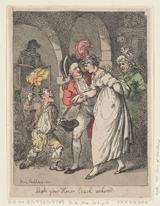 लाइट योर ऑनर, कोच बिना किराए के, 1811., 1811। द्वारा थॉमस रोलैंड्सन