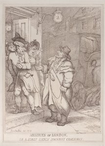 लंदन की मिश्री, या एक सूरी सॉसी हैकनी कोचमैन, 4 जून, 1814., 4 जून, 1814। द्वारा थॉमस रोलैंड्सन