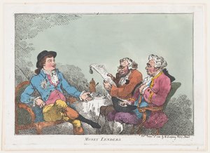 मनी लेंडर्स, 8 नवंबर, 1784., 8 नवंबर, 1784। द्वारा थॉमस रोलैंड्सन