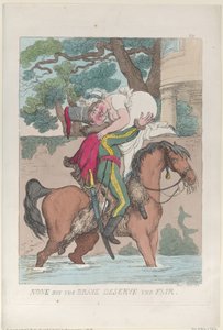 नो बट द ब्रेव डिजर्व द फेयर, 1813, 1813। द्वारा थॉमस रोलैंड्सन