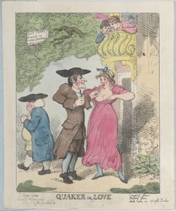 क्वेकर इन लव, 1815।, 1815। द्वारा थॉमस रोलैंड्सन