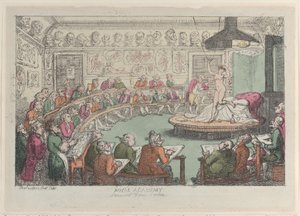 रॉयल अकादमी, समरसेट हाउस, लंदन, 1801-11।, 1801-11। द्वारा थॉमस रोलैंड्सन