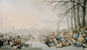 स्केटर्स ऑन द सर्पेन्टाइन, 1784 द्वारा थॉमस रोलैंड्सन