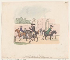 कॉलेज गेट, 1 मई, 1803।, 1 मई, 1803। द्वारा थॉमस रोलैंड्सन