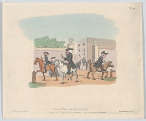 कॉलेज गेट, 1 मई, 1803।, 1 मई, 1803। द्वारा थॉमस रोलैंड्सन
