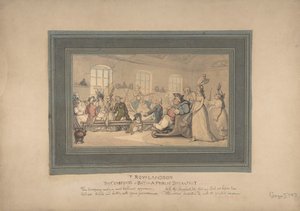 द कम्फर्ट ऑफ़ बाथ एंड पब्लिक ब्रेकफास्ट, 1780-1827। द्वारा थॉमस रोलैंड्सन