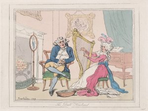 द डल हसबैंड, 1789., 1789। द्वारा थॉमस रोलैंड्सन