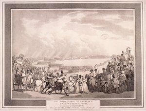 लंदन और वेस्टमिंस्टर के लाइट हॉर्स वालंटियर्स, 1798। द्वारा थॉमस रोलैंड्सन