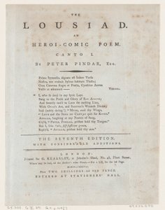 लुसियाड, शीर्षक पृष्ठ, 1787, 1787। द्वारा थॉमस रोलैंड्सन