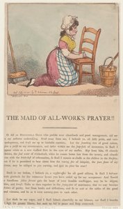 द मेड ऑफ़ ऑल-वर्क्स प्रेयर!!, 25 जुलाई, 1801., 25 जुलाई, 1801। द्वारा थॉमस रोलैंड्सन