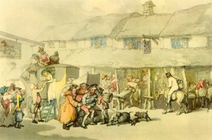 द पोस्ट हाउस, c1800, 1942। द्वारा थॉमस रोलैंड्सन