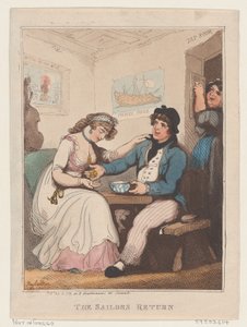 नाविक की वापसी, 10 अक्टूबर, 1799।, 10 अक्टूबर, 1799। द्वारा थॉमस रोलैंड्सन