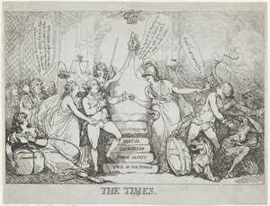 द टाइम्स, दिसंबर 1788., दिसंबर 1788। द्वारा थॉमस रोलैंड्सन